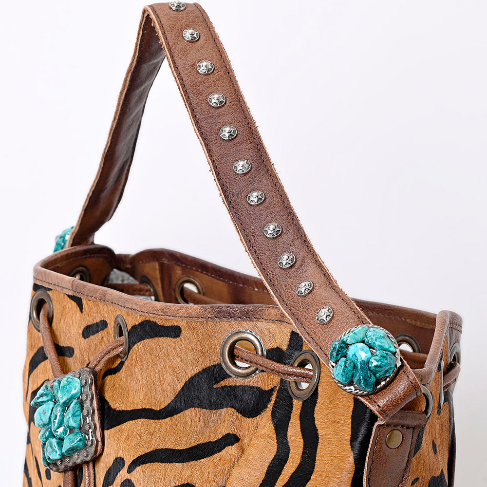American Darling Hobo Hair-On Genuine Leather Women Bag Western Handbag Purse