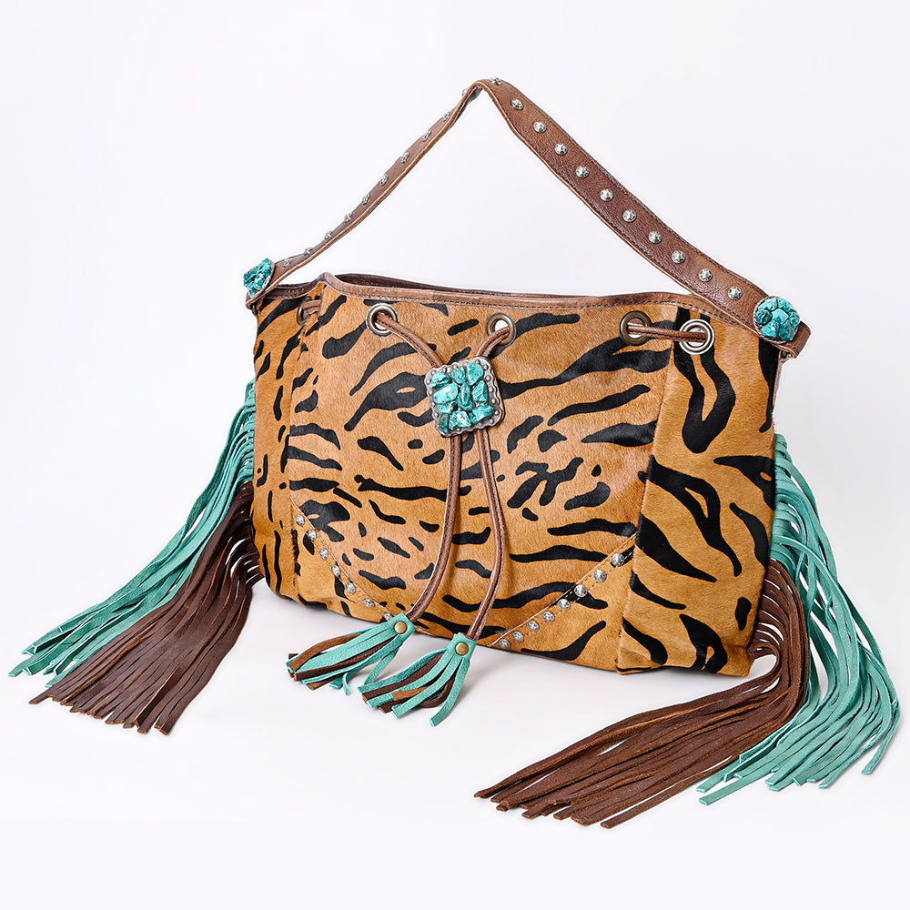 American Darling Hobo Hair-On Genuine Leather Women Bag Western Handbag Purse