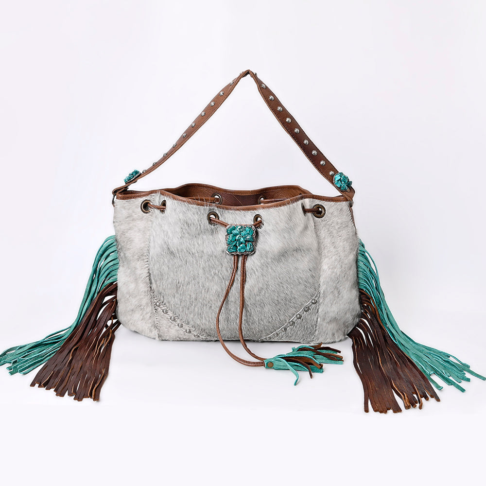 American Darling Hobo Hair-On Genuine Leather Women Bag Western Handbag Purse