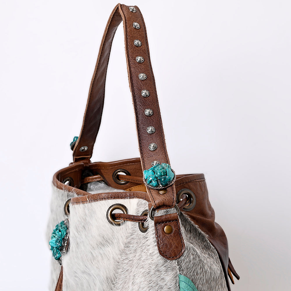 American Darling Hobo Hair-On Genuine Leather Women Bag Western Handbag Purse