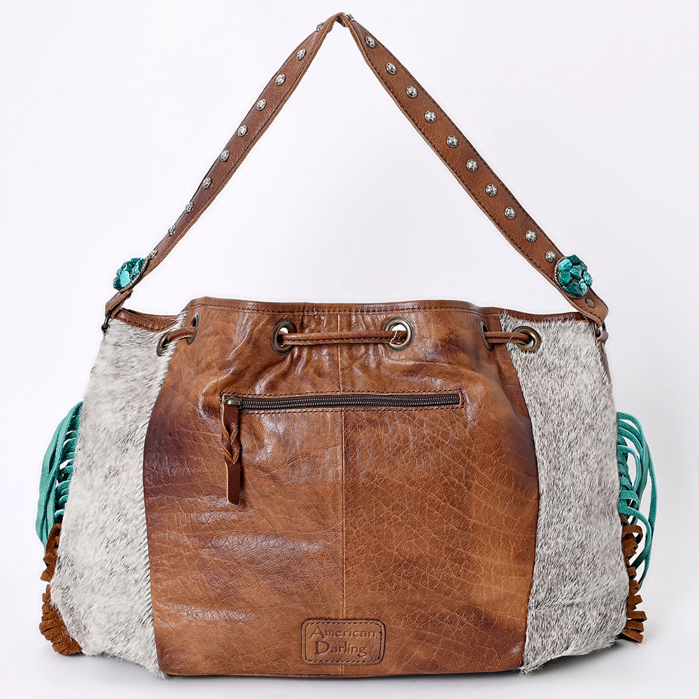 American Darling Hobo Hair-On Genuine Leather Women Bag Western Handbag Purse