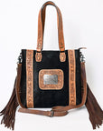 American Darling ADBG993 Tote Hand Tooled Genuine Leather Women Bag Western Handbag Purse