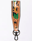 American Darling ADWSF126A Hand Tooled Genuine Leather Handle Strap For Wristlet Bags