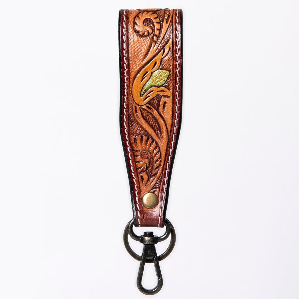 American Darling Hand Tooled Genuine Leather Handle Strap for Wristlet Bag Phone Wrist Keychain Wallet Purse Clutch Cellphone