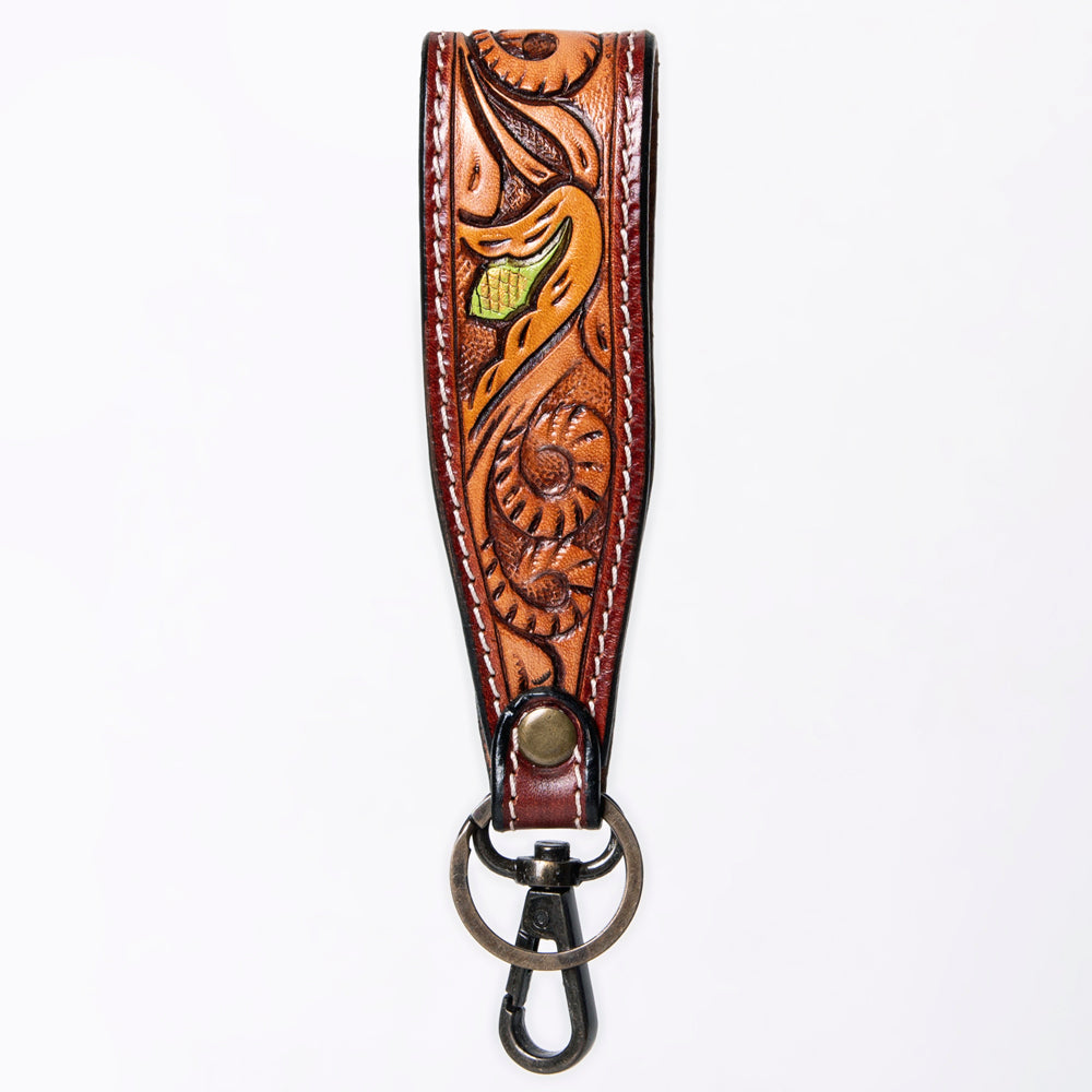 American Darling Hand Tooled Genuine Leather Handle Strap for Wristlet Bag Phone Wrist Keychain Wallet Purse Clutch Cellphone
