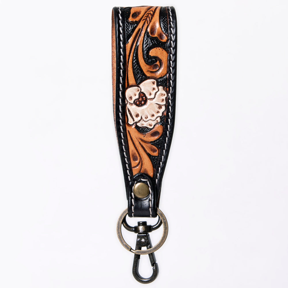 American Darling Hand Tooled Genuine Leather Handle Strap for Wristlet Bag Phone Wrist Keychain Wallet Purse Clutch Cellphone