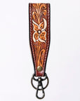 American Darling ADWSF126E Hand Tooled Genuine Leather Handle Strap For Wristlet Bags