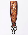 American Darling ADWSF126E Hand Tooled Genuine Leather Handle Strap For Wristlet Bags