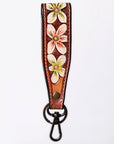 American Darling ADWSF126F Hand Tooled Genuine Leather Handle Strap For Wristlet Bags