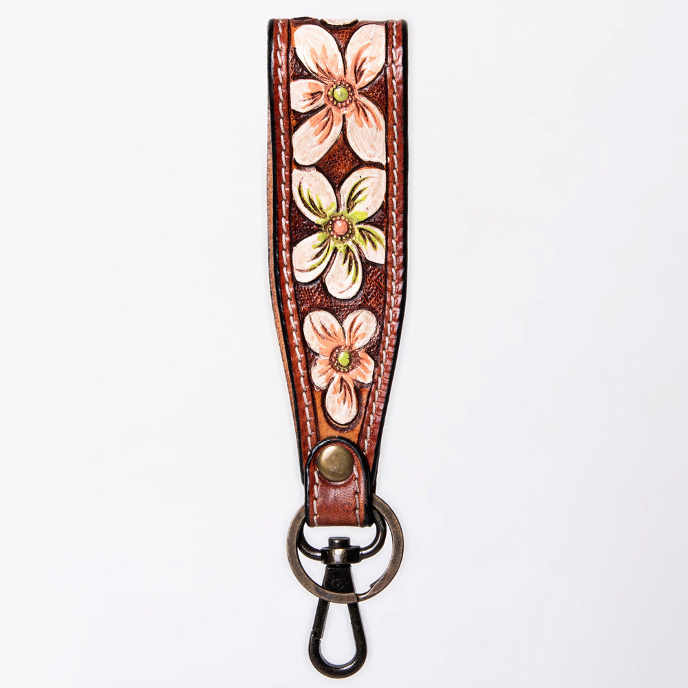 American Darling Hand Tooled Genuine Leather Handle Strap for Wristlet Bag Phone Wrist Keychain Wallet Purse Clutch Cellphone