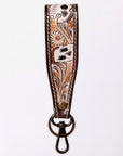 American Darling ADWSF126H Hand Tooled Genuine Leather Handle Strap For Wristlet Bags