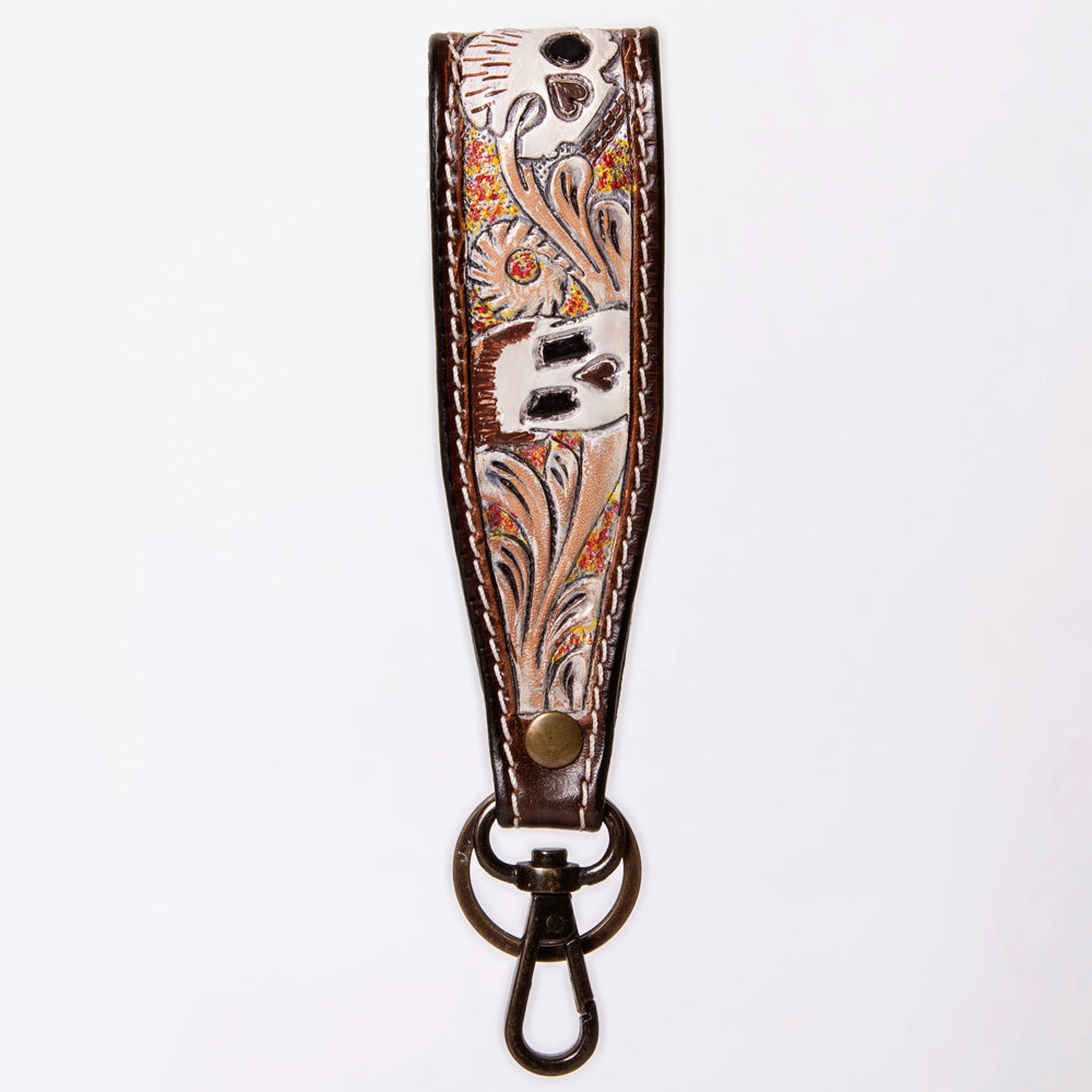 American Darling Hand Tooled Genuine Leather Handle Strap for Wristlet Bag Phone Wrist Keychain Wallet Purse Clutch Cellphone