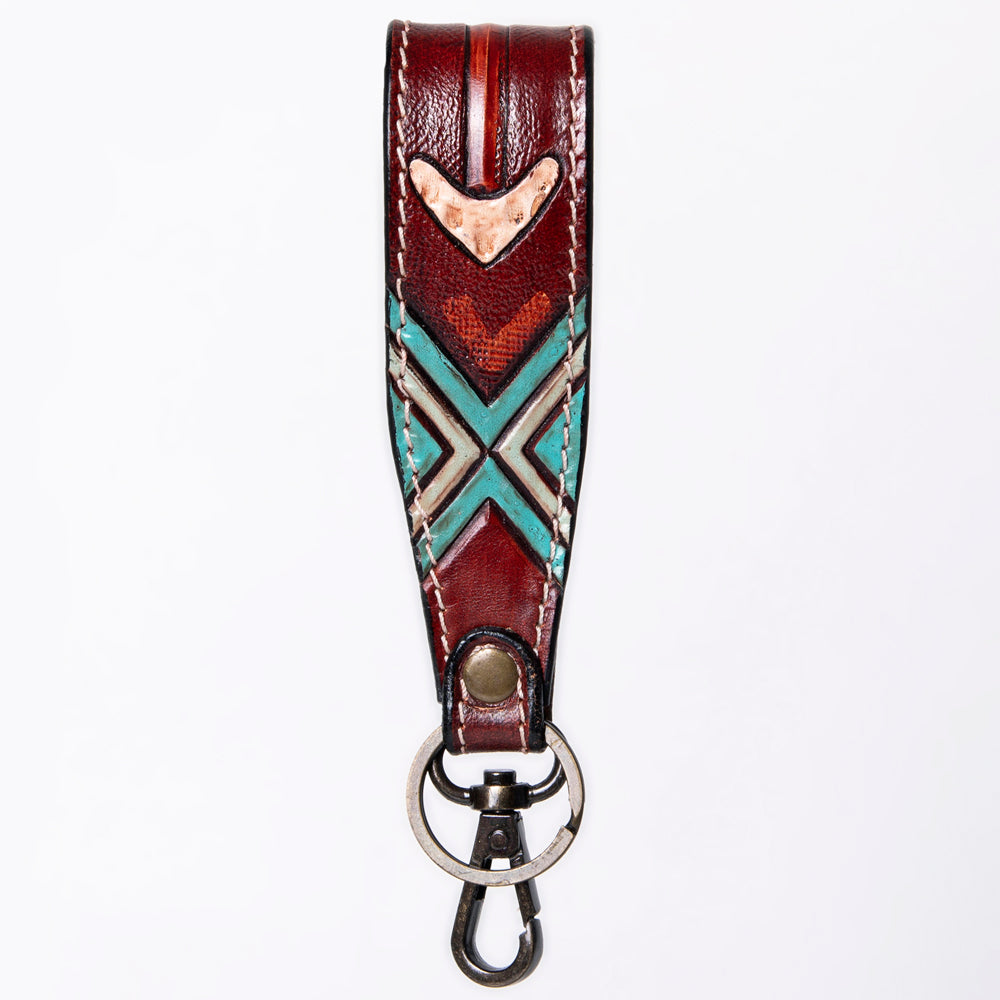 American Darling Hand Tooled Genuine Leather Handle Strap for Wristlet Bag Phone Wrist Keychain Wallet Purse Clutch Cellphone