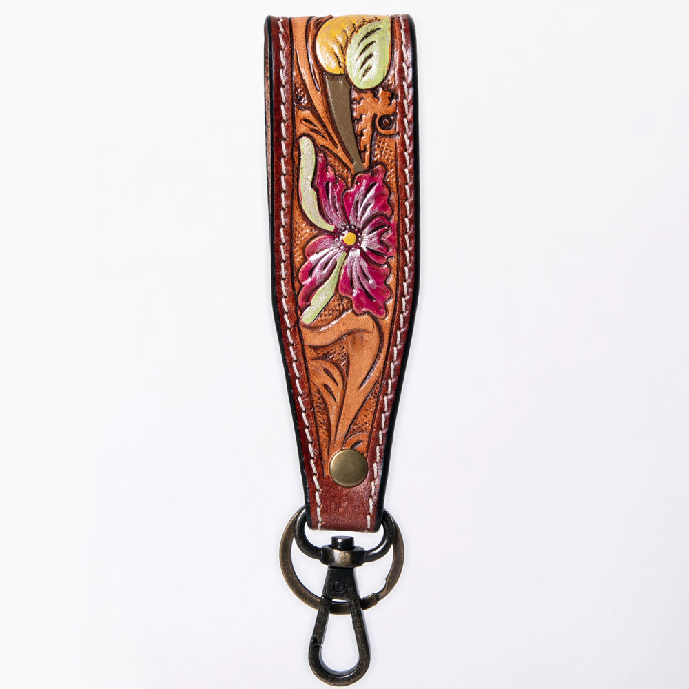 American Darling Hand Tooled Genuine Leather Handle Strap for Wristlet Bag Phone Wrist Keychain Wallet Purse Clutch Cellphone