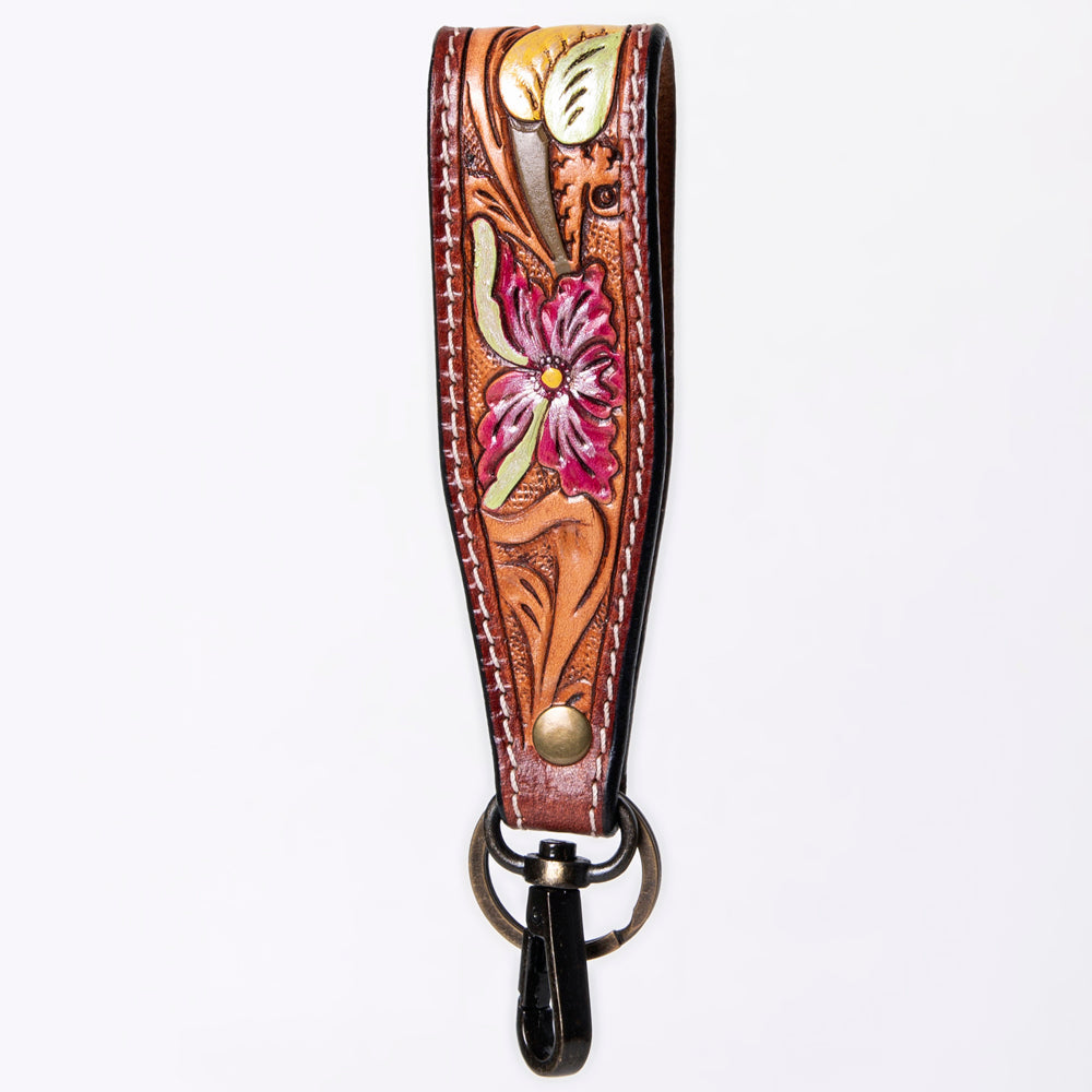 American Darling Hand Tooled Genuine Leather Handle Strap for Wristlet Bag Phone Wrist Keychain Wallet Purse Clutch Cellphone