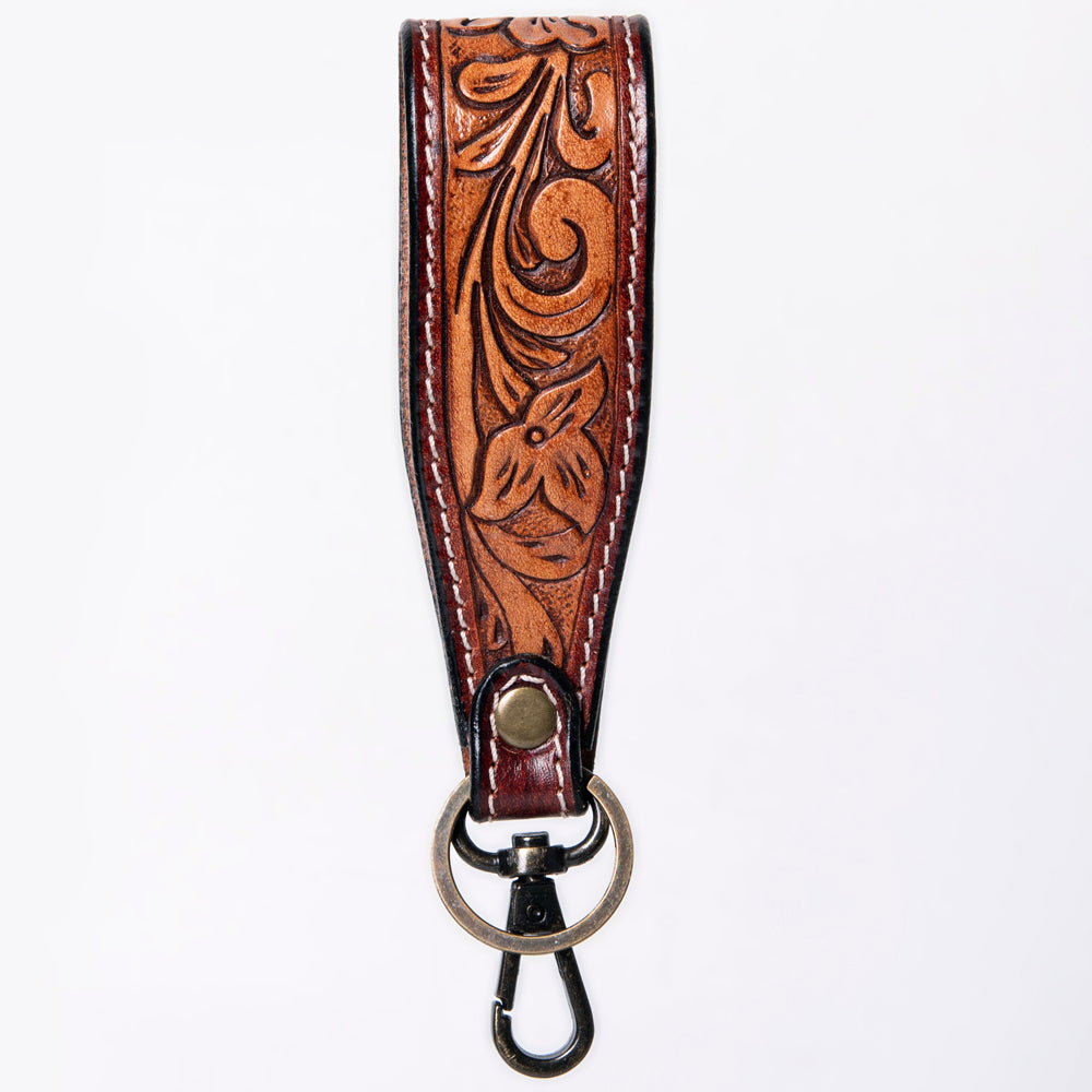 American Darling Hand Tooled Genuine Leather Handle Strap for Wristlet Bag Phone Wrist Keychain Wallet Purse Clutch Cellphone