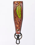 American Darling ADWSF126L Hand Tooled Genuine Leather Handle Strap For Wristlet Bags