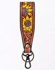 American Darling ADWSF126L Hand Tooled Genuine Leather Handle Strap For Wristlet Bags