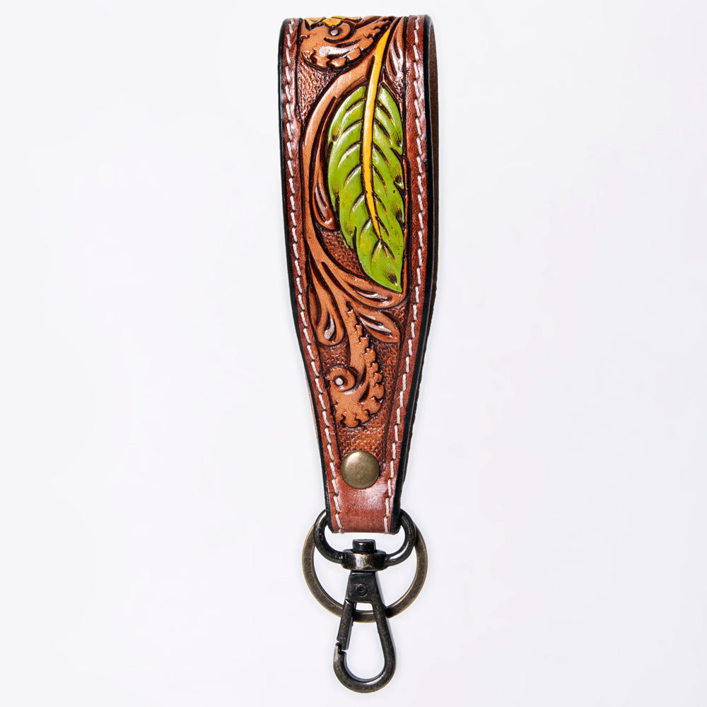 American Darling Hand Tooled Genuine Leather Handle Strap for Wristlet Bag Phone Wrist Keychain Wallet Purse Clutch Cellphone