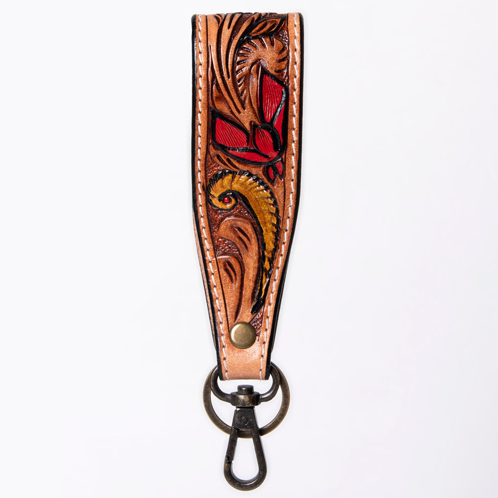 American Darling Hand Tooled Genuine Leather Handle Strap for Wristlet Bag Phone Wrist Keychain Wallet Purse Clutch Cellphone