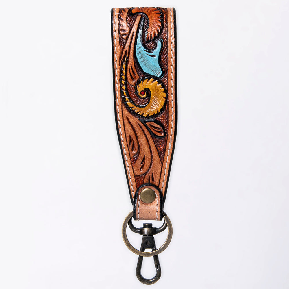 American Darling Hand Tooled Genuine Leather Handle Strap for Wristlet Bag Phone Wrist Keychain Wallet Purse Clutch Cellphone