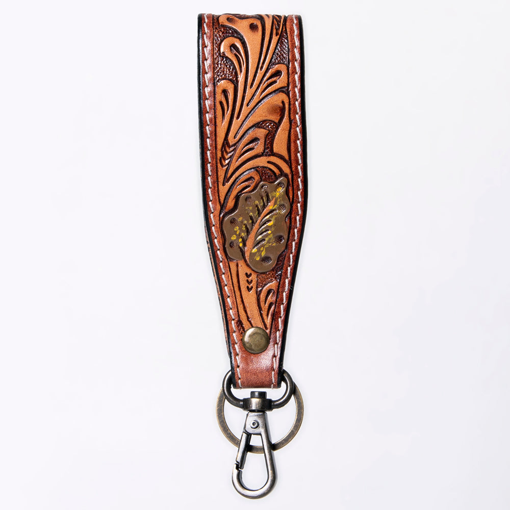 American Darling Hand Tooled Genuine Leather Handle Strap for Wristlet Bag Phone Wrist Keychain Wallet Purse Clutch Cellphone