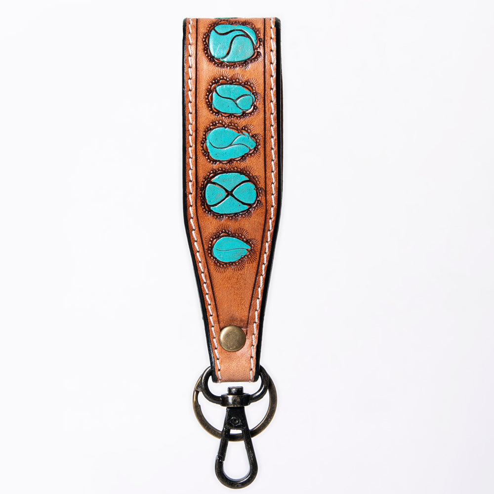 American Darling Hand Tooled Genuine Leather Handle Strap for Wristlet Bag Phone Wrist Keychain Wallet Purse Clutch Cellphone