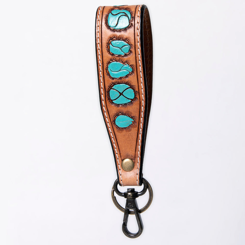 American Darling Hand Tooled Genuine Leather Handle Strap for Wristlet Bag Phone Wrist Keychain Wallet Purse Clutch Cellphone