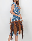 American Darling ADBGD147A Tote Genuine Leather Women Bag Western Handbag Purse