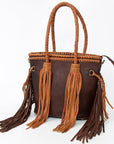 American Darling ADBGD147A Tote Genuine Leather Women Bag Western Handbag Purse