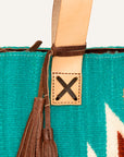 American Darling Tote Saddle Blanket Genuine Leather Women Bag Western Handbag Purse