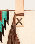American Darling Tote Saddle Blanket Genuine Leather Women Bag Western Handbag Purse