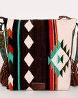 American Darling Saddle Blanket Genuine Leather Women Bag Western Handbag Purse
