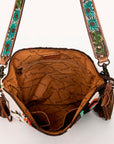 American Darling Saddle Blanket Genuine Leather Women Bag Western Handbag Purse