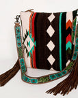 American Darling Saddle Blanket Genuine Leather Women Bag Western Handbag Purse
