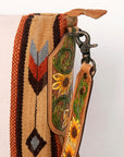 American Darling Saddle Blanket Genuine Leather Women Bag Western Handbag Purse