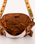 American Darling Saddle Blanket Genuine Leather Women Bag Western Handbag Purse