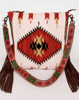 American Darling Saddle Blanket Genuine Leather Women Bag Western Handbag Purse
