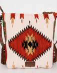 American Darling Saddle Blanket Genuine Leather Women Bag Western Handbag Purse