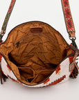 American Darling Saddle Blanket Genuine Leather Women Bag Western Handbag Purse