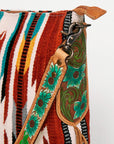 American Darling Saddle Blanket Genuine Leather Women Bag Western Handbag Purse