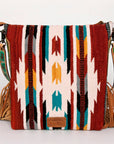 American Darling Saddle Blanket Genuine Leather Women Bag Western Handbag Purse