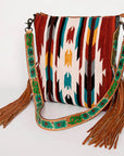 American Darling Saddle Blanket Genuine Leather Women Bag Western Handbag Purse