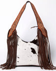 American Darling Hobo Hand Tooled Hair-On Genuine Leather Women Bag Western Handbag Purse