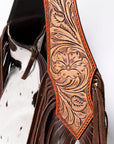 American Darling Hobo Hand Tooled Hair-On Genuine Leather Women Bag Western Handbag Purse