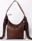 American Darling Hobo Hand Tooled Hair-On Genuine Leather Women Bag Western Handbag Purse