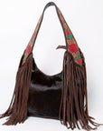 American Darling Hobo Hand Tooled Hair-On Genuine Leather Women Bag Western Handbag Purse