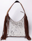 American Darling Hobo Hand Tooled Hair-On Genuine Leather Women Bag Western Handbag Purse
