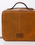 American Darling Jewelry Case Hand Tooled Hair-On Genuine Leather Women Bag Western Handbag Purse