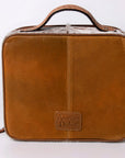 American Darling Jewelry Case Hand Tooled Hair-On Genuine Leather Women Bag Western Handbag Purse